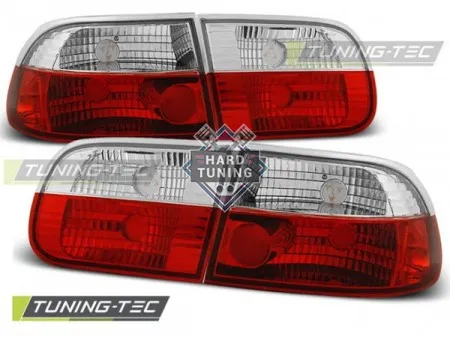 Задние фонари HONDA CIVIC 5 (1991-1995) 3D красно-белые