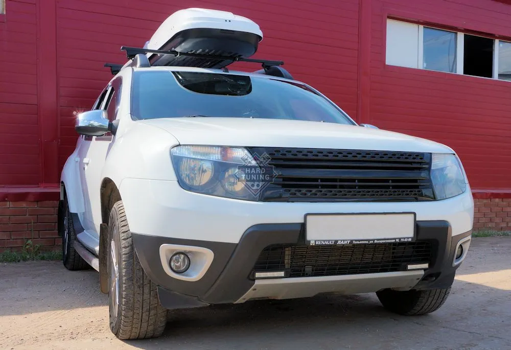 Накладки ПТФ на передний бампер Renault Duster 2010-2015