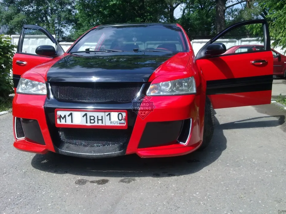 Передний бампер RIEGER-STYLE Chevrolet Lacetti седан