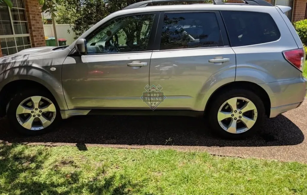 Клыки на пороги и на задний бампер Subaru Forester 3 SH