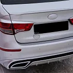 Диффузор заднего бампера GT KIA Rio 3 рестайлинг