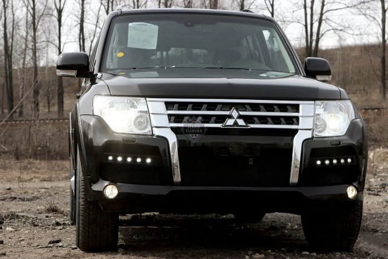 Передний бампер HT Mitsubishi Pajero 4 (2014-2020) 2й рестайлинг