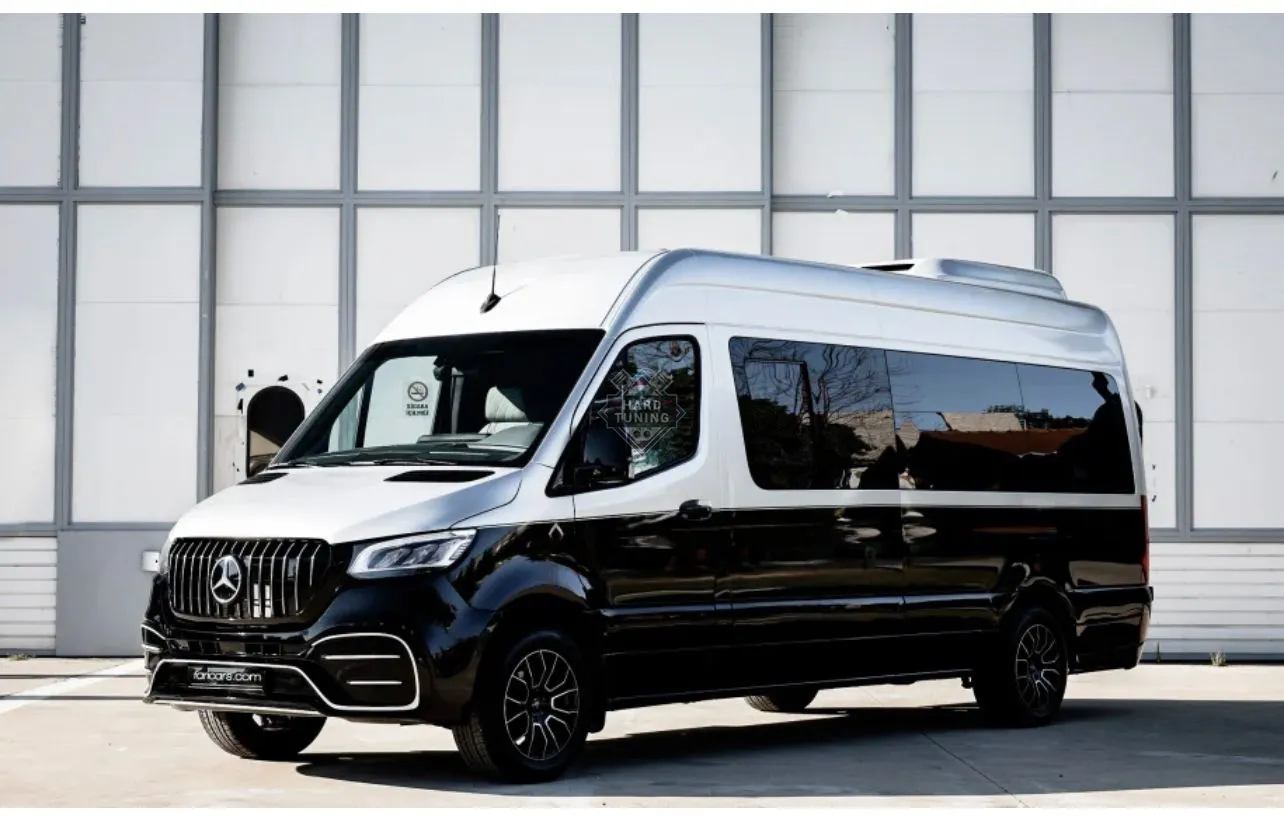 Передний бампер AMG HT Mercedes Sprinter W907 2018+ АБС ПЛАСТИК