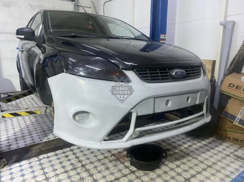 Передний бампер RS V2 Ford Focus 2 рестайлинг