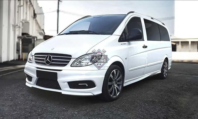Передний бампер HT на Mercedes Vito/Viano (W639) дорестайл