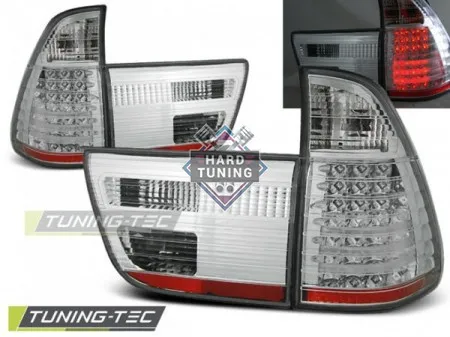 Задние фары BMW X5 E53 (1999-2003) LED TAIL LIGHTS fits хром