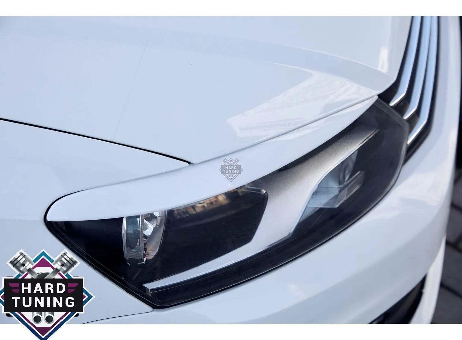 РЕСНИЦЫ ПЕРЕДНИЕ VOLKSWAGEN POLO 5 2014-2020 АБС ПЛАСТИК