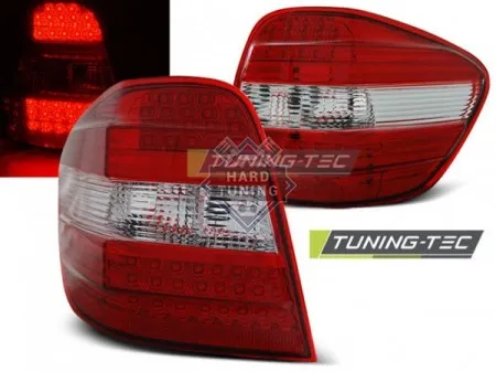 Задние фонари Mercedes M-Class W164 (2005-2008) LED красно-белые