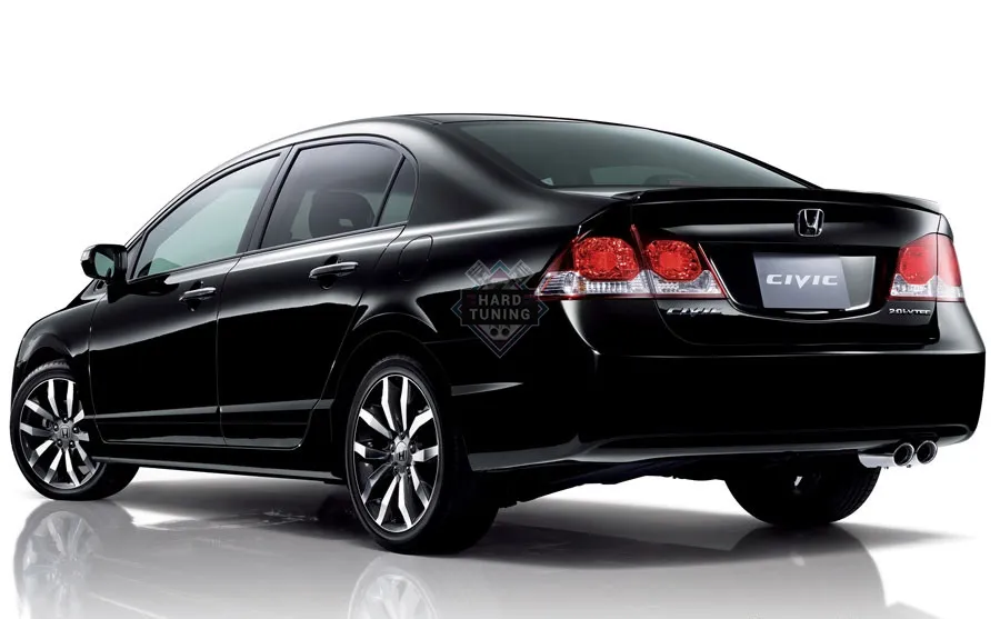 Спойлер лип Honda Civic 8 4D ABS пластик