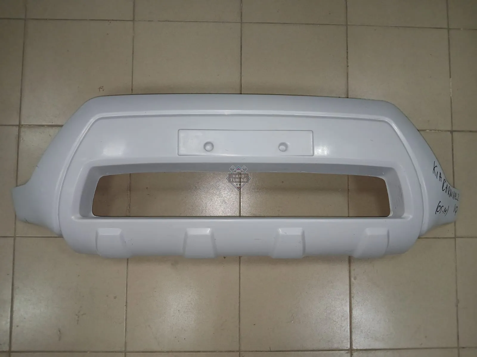 Накладка на передний бампер Kia Carnival 2 VQ (2005-2014)