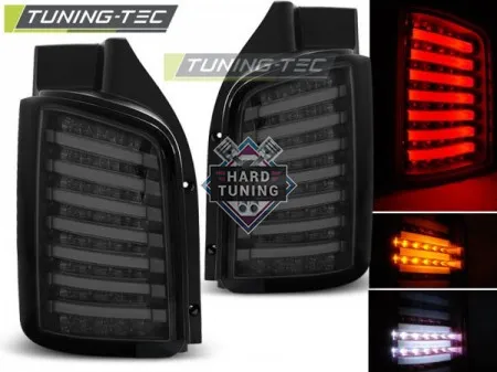 Задние фары VW T5 (2003-2009) / 2010-2015 TRANSPORTER LED TAIL LIGHTS fits тонированные