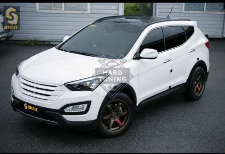 Решетка радиатора S-BASIC Hyundai Santa Fe 3 DM дорестайл