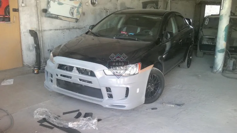 Передний бампер EXTREME Mitsubishi Lancer 10 (2007-2016)