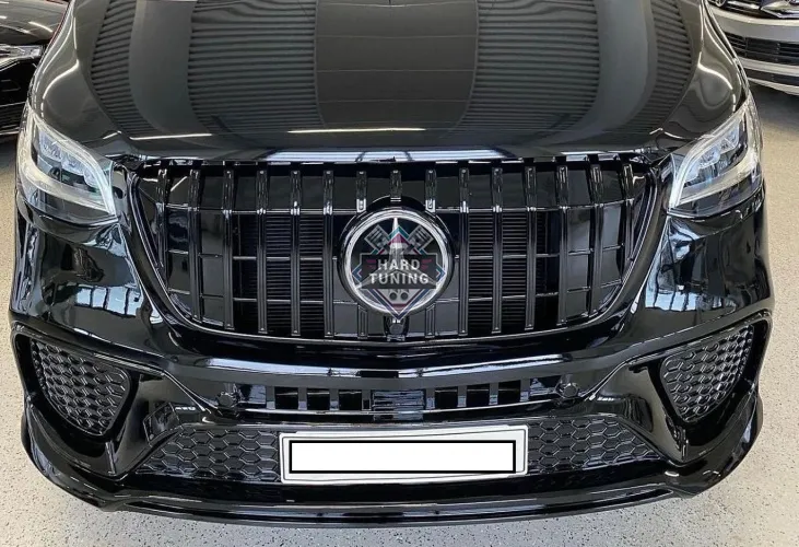 Решетка радиатора AMG HT Mercedes Sprinter W907 2018+ АБС Пластик