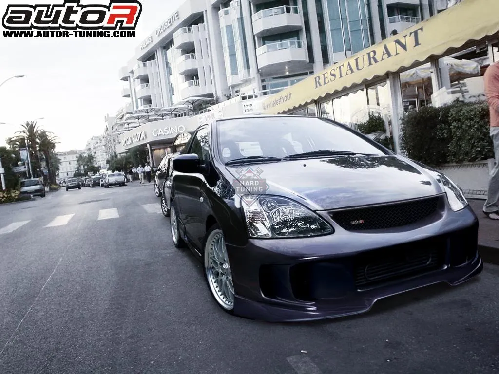 Передний бампер MUGEN Honda Civic 7 хетчбек