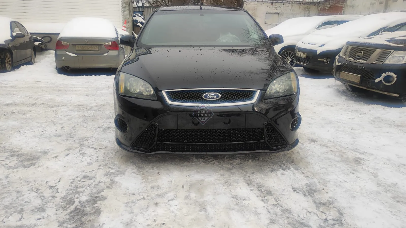 Передний бампер RS V2 Ford Focus 2 дорестайлинг