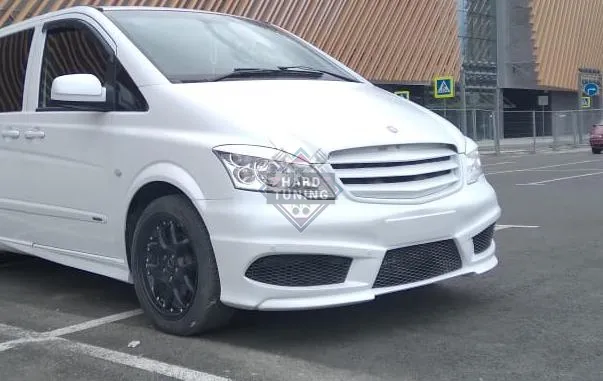 Передний бампер HT на Mercedes Vito/Viano (W639) рестайл