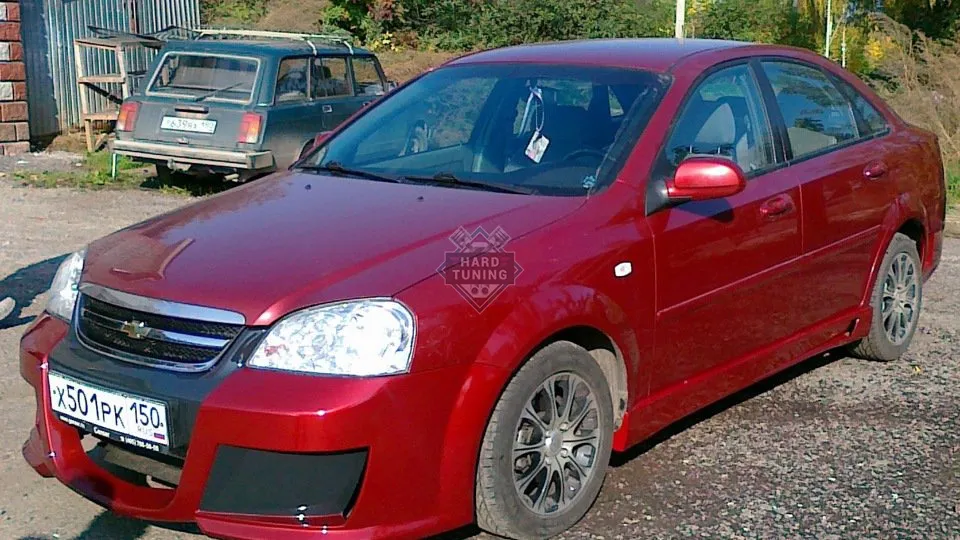 Передний бампер RIEGER-STYLE Chevrolet Lacetti седан
