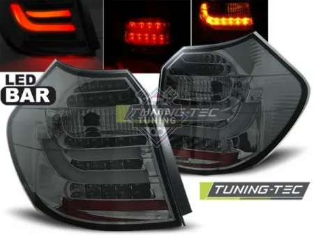 Задние фары BMW E87/E81 (2004-2007) LED BAR TAIL LIGHTS fits тонированные