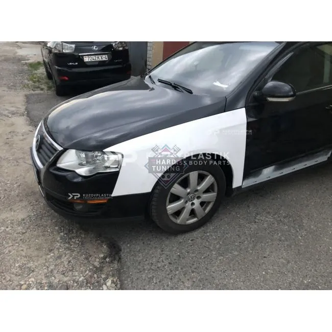 Передние крылья Volkswagen Passat B6 штатные пластиковые комплект