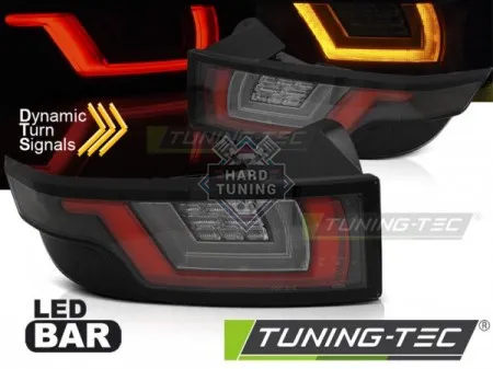Задние фонари Land Rover Range Rover Evoque (2011-2018) Black LED красно-белые