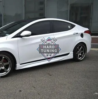 Накладки на пороги NEFDESIGN Hyundai Elantra/Avante 2010-2014