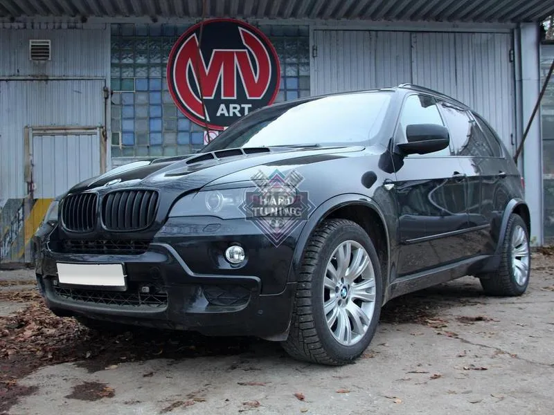 Накладки на передние фары KAMEI BMW X5 E70 2006-2013