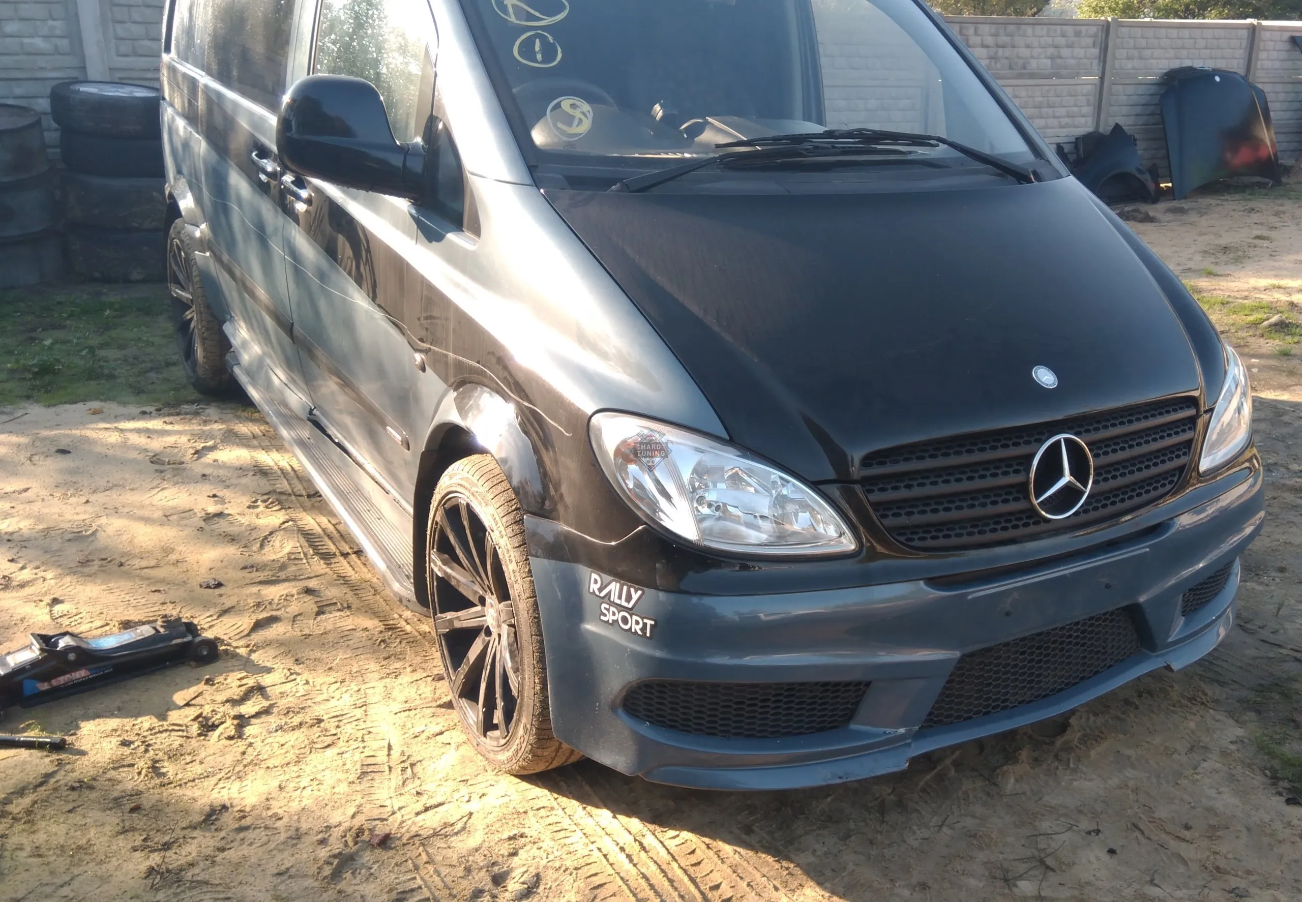 Обвес HT Mercedes Vito/Viano (W639) дорестайл (пороги 241см / 264см)