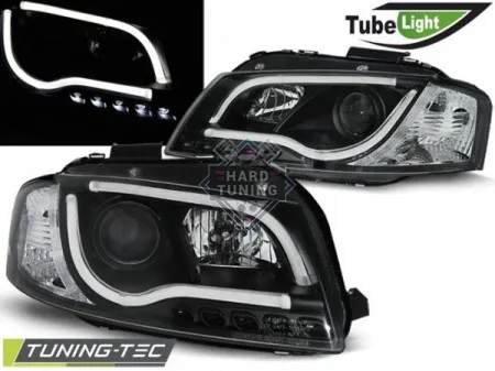 Передние фары AUDI A3 8P 2003-2008 HEADLIGHTS TUBE LIGHT fits черные
