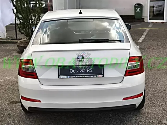 Спойлер Skoda Octavia A7 сабля