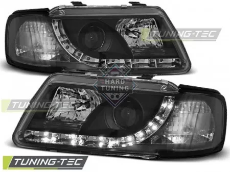 Передние фары AUDI A3 8L 1996-2000 HEADLIGHTS DAYLIGHT fits черные