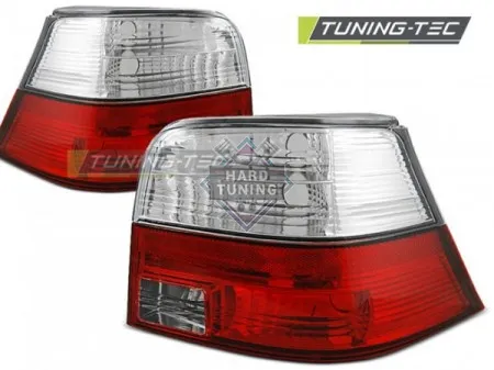 Задние фонари Volkswagen Golf 4 (1997-2003) красно-белые