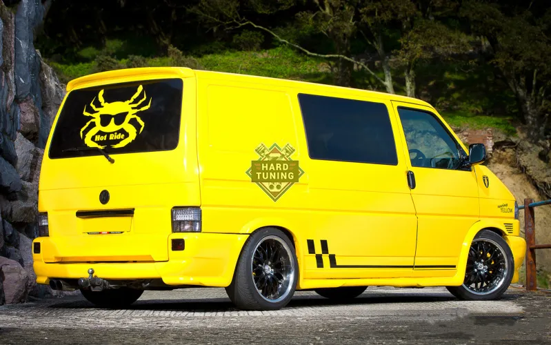 Накладки на пороги с арками PROJEKTZWO длинная база Volkswagen T4
