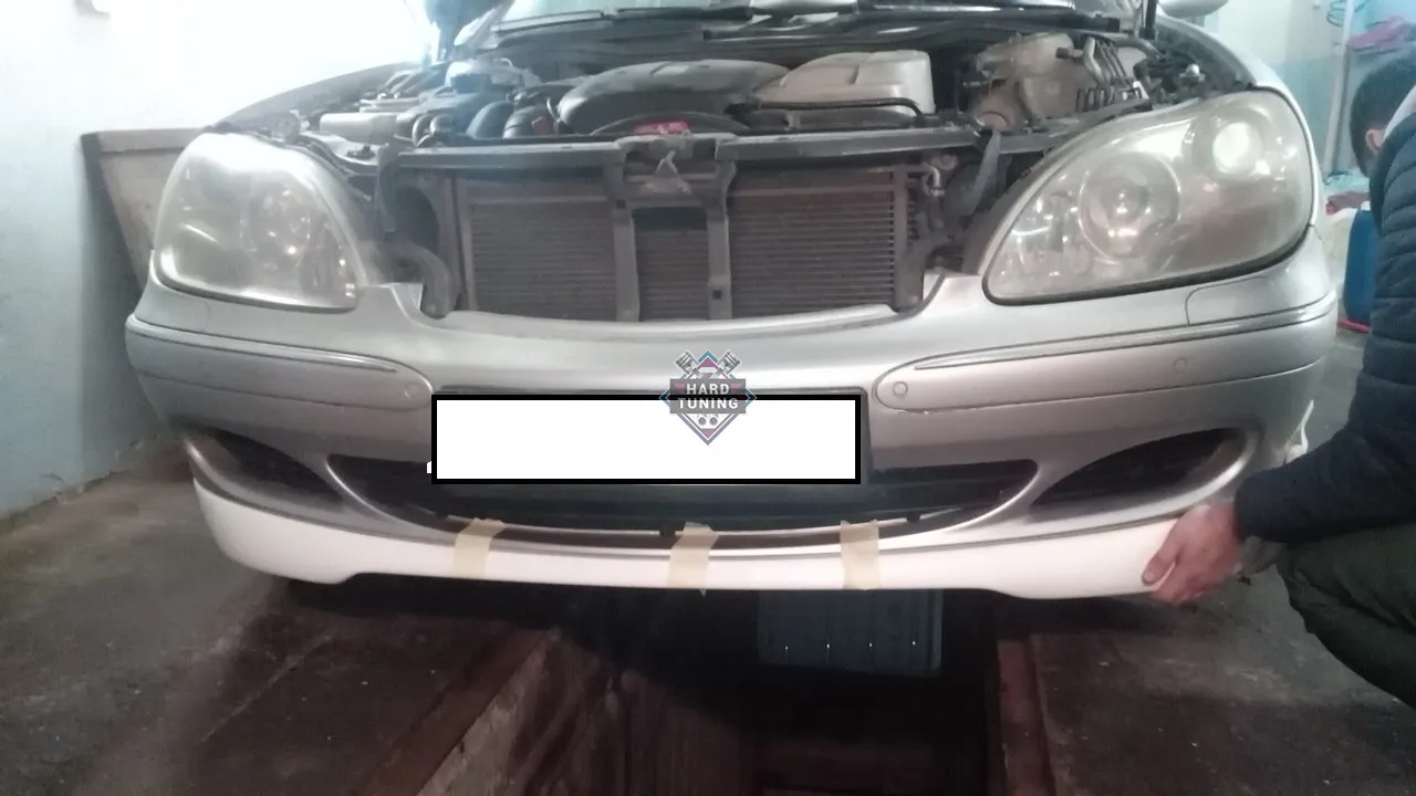 Накладка на передний бампер Carlsson MERCEDES S-KLASSE (W220) 1998-2005 дорестайлинг