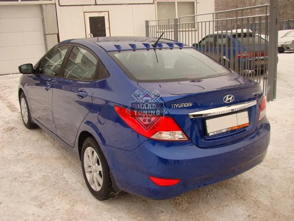 Аэродинамический рассекатель 6 зубьев Hyundai Solaris 1 (2010-2017)