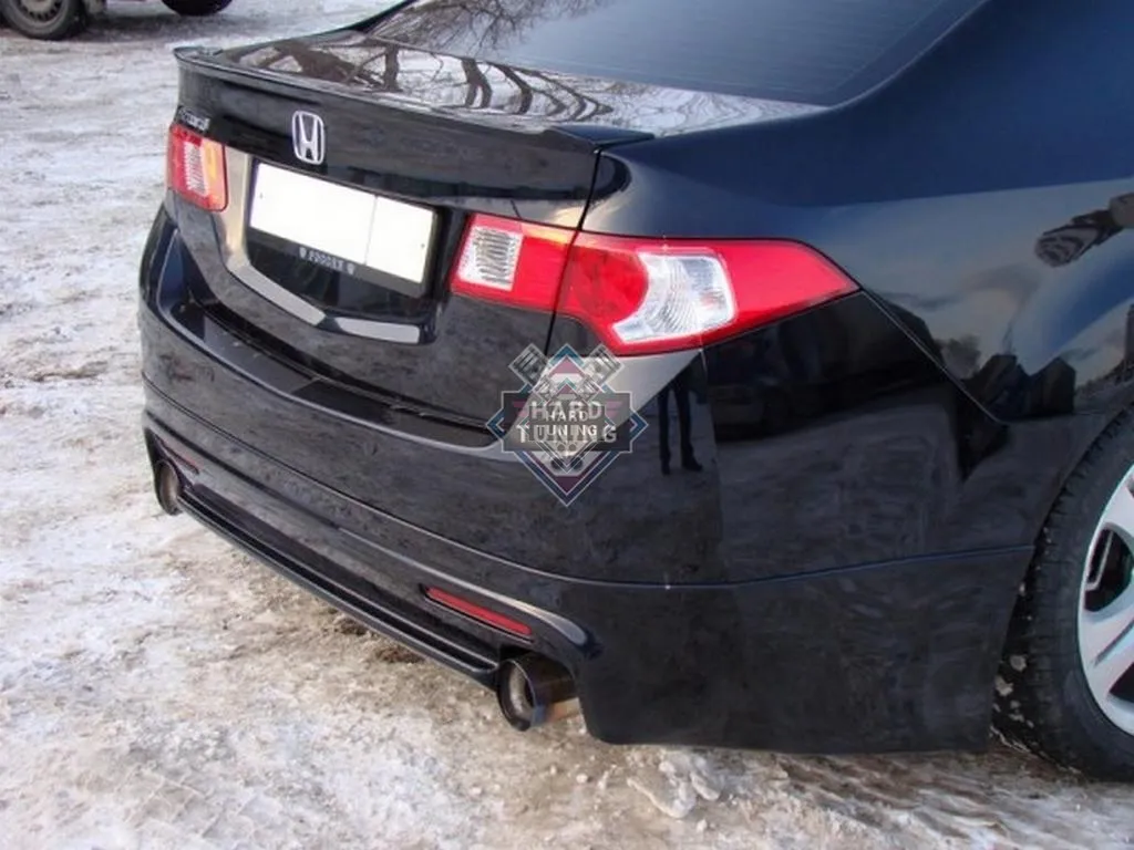 Накладка на задний бампер MUGEN-STYLE Honda Accord 8 (2008-2013) ABS пластик