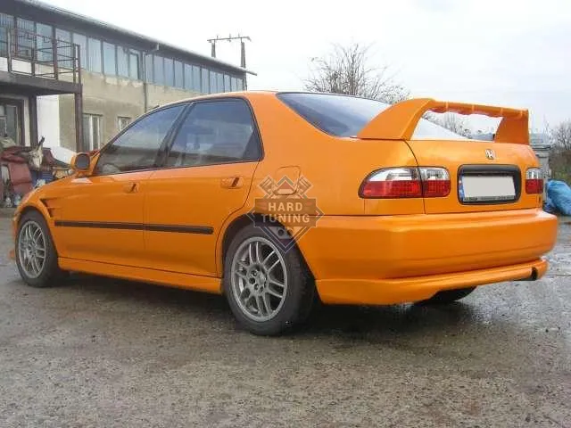 Накладки на пороги AutoR Honda Civic 5