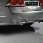 Накладка на задний бампер MODULO Honda Civic 8 4D дорестайлинг стеклопластик 