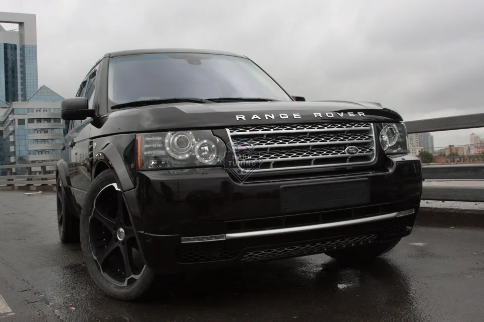 Накладка на передний бампер TRIGGER Range Rover Vogue L322 2й-рестайлинг (2009-2012)