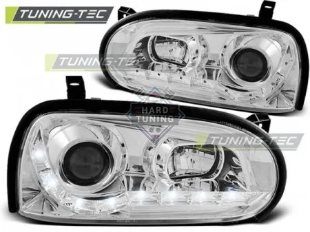 Передние фары Volkswagen Golf 3 (1991-1997) Daylight хром