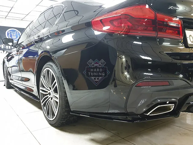 Диффузор с элеронами заднего бампера Parsan BMW G30 M-SPORT