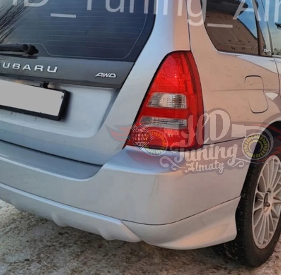 Клыки AERO на задний бампер Subaru Forester SG