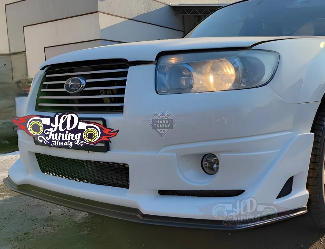 Сплиттер переднего бампера Lip Syms Subaru Forester SG Рестайлинг