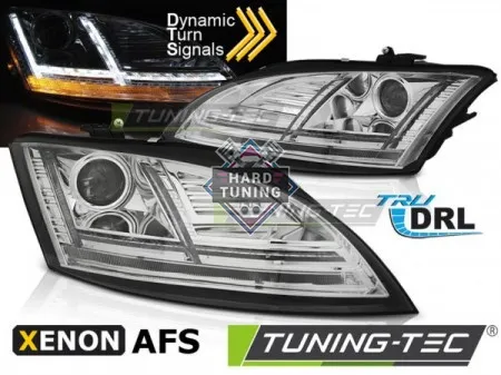 Передние фары AUDI TT 8J 2010-2014 with AFS XENON HEADLIGHTS LED DRL SEQ fits хром