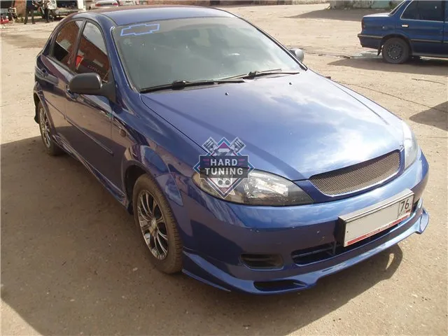 Накладка на передний бампер ST Chevrolet Lacetti Хэтчбек