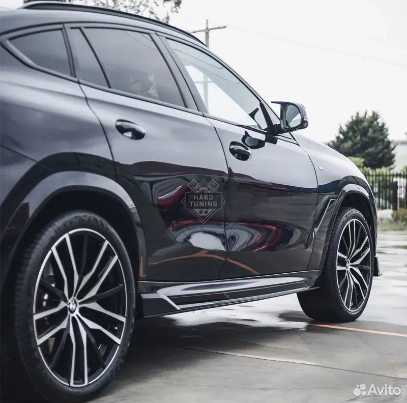 Комплект M performance-сплиттеры карбон BMW X6 G06