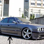 Накладки на пороги ZENDER BMW E34