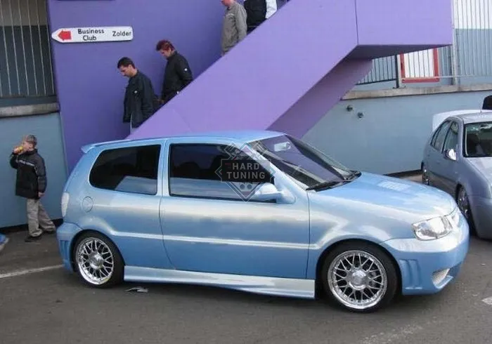 Накладки на пороги Rieger Volkswagen Polo 6N АБС ПЛАСТИК