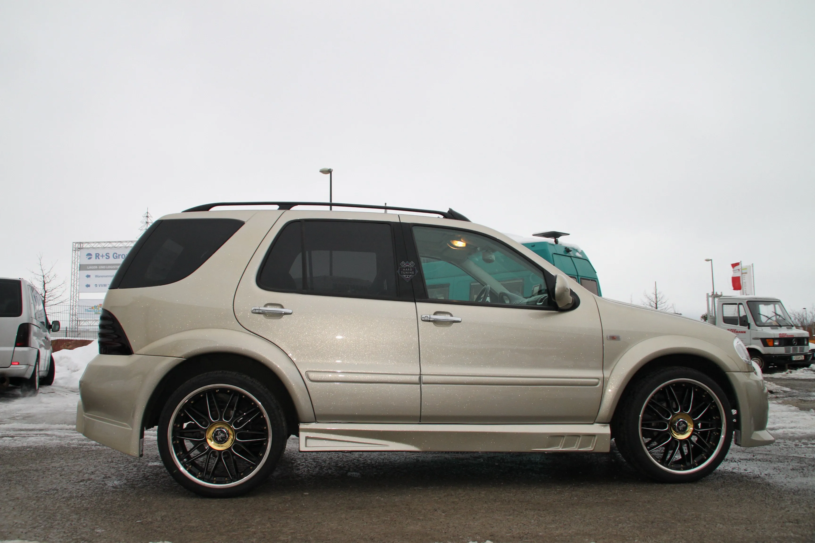Накладки на пороги Imsher Mercedes M-Klasse (W163)