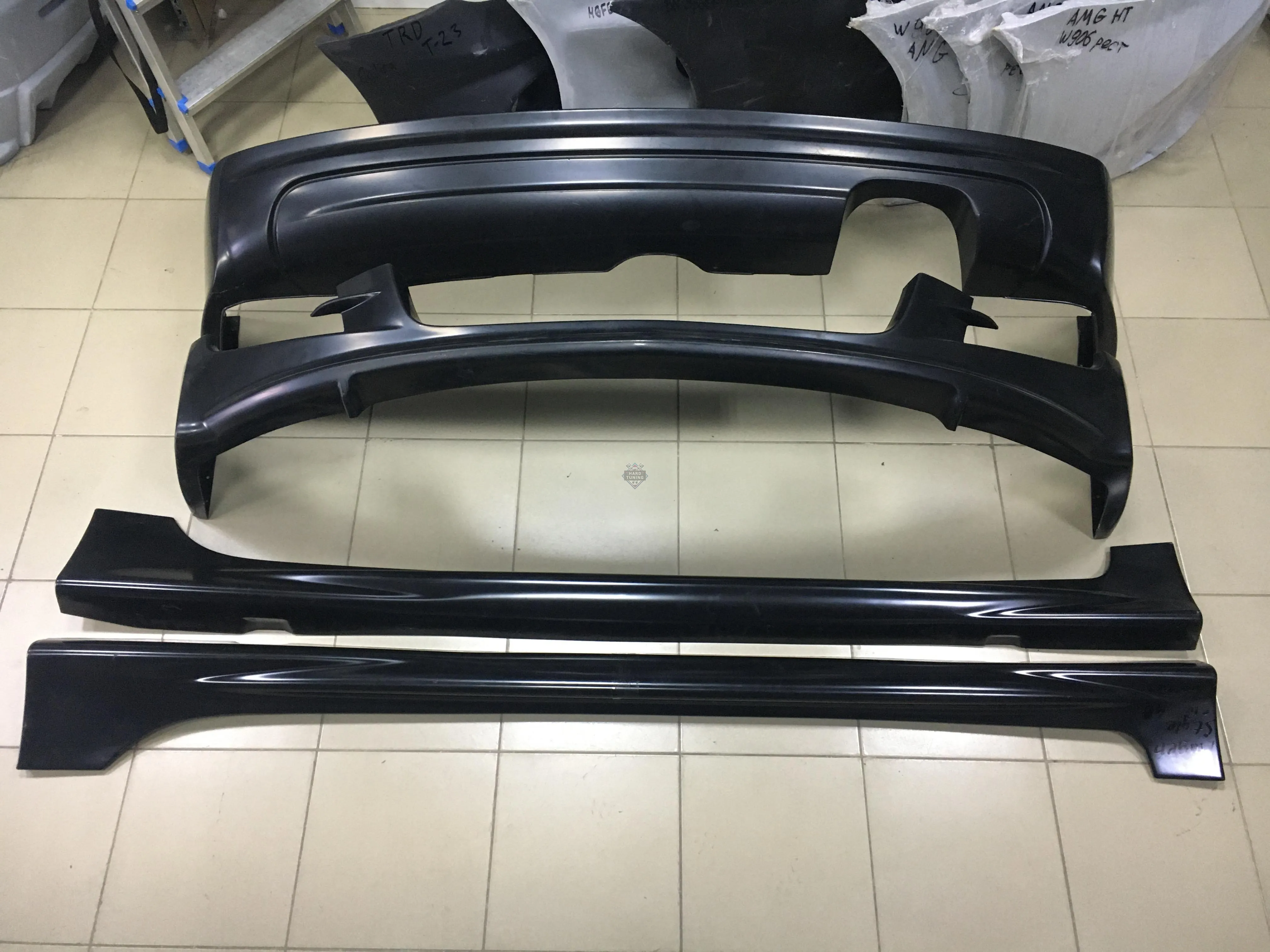 Обвес MUGEN Honda Civic 8 4D ABS пластик дорестайлинг